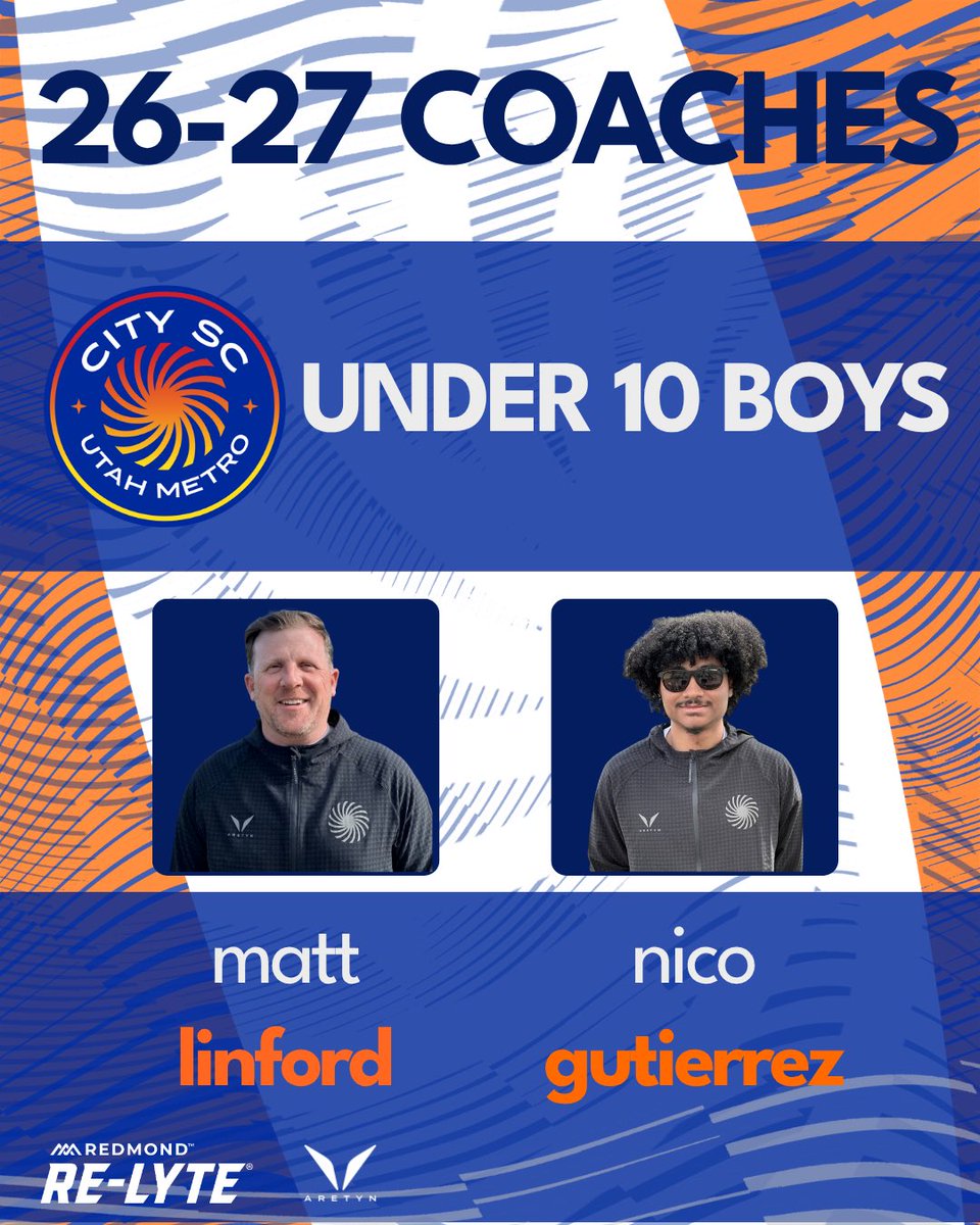 USAMETROSOCCER's tweet photo. Introducing our ‘26-27 Under 9 &amp; Under Coaching Staff! Tryout registration online at https://t.co/6UFiGYrHas #cityscutahmetro https://t.co/cS2eW993Eh