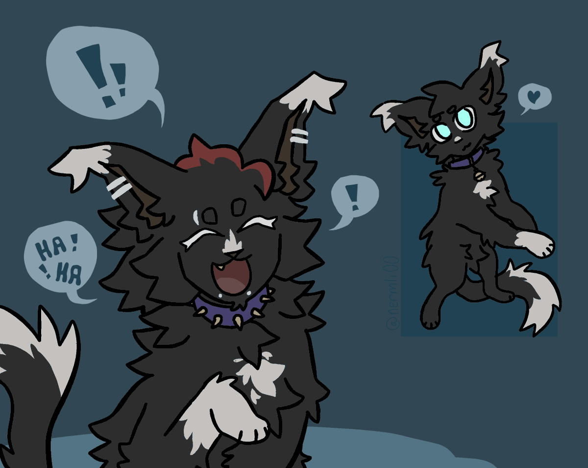 nermli00's tweet image. when im in a OOC competition and my opponent is nermli00's scourge #saywhat

#scourge #warriorcats