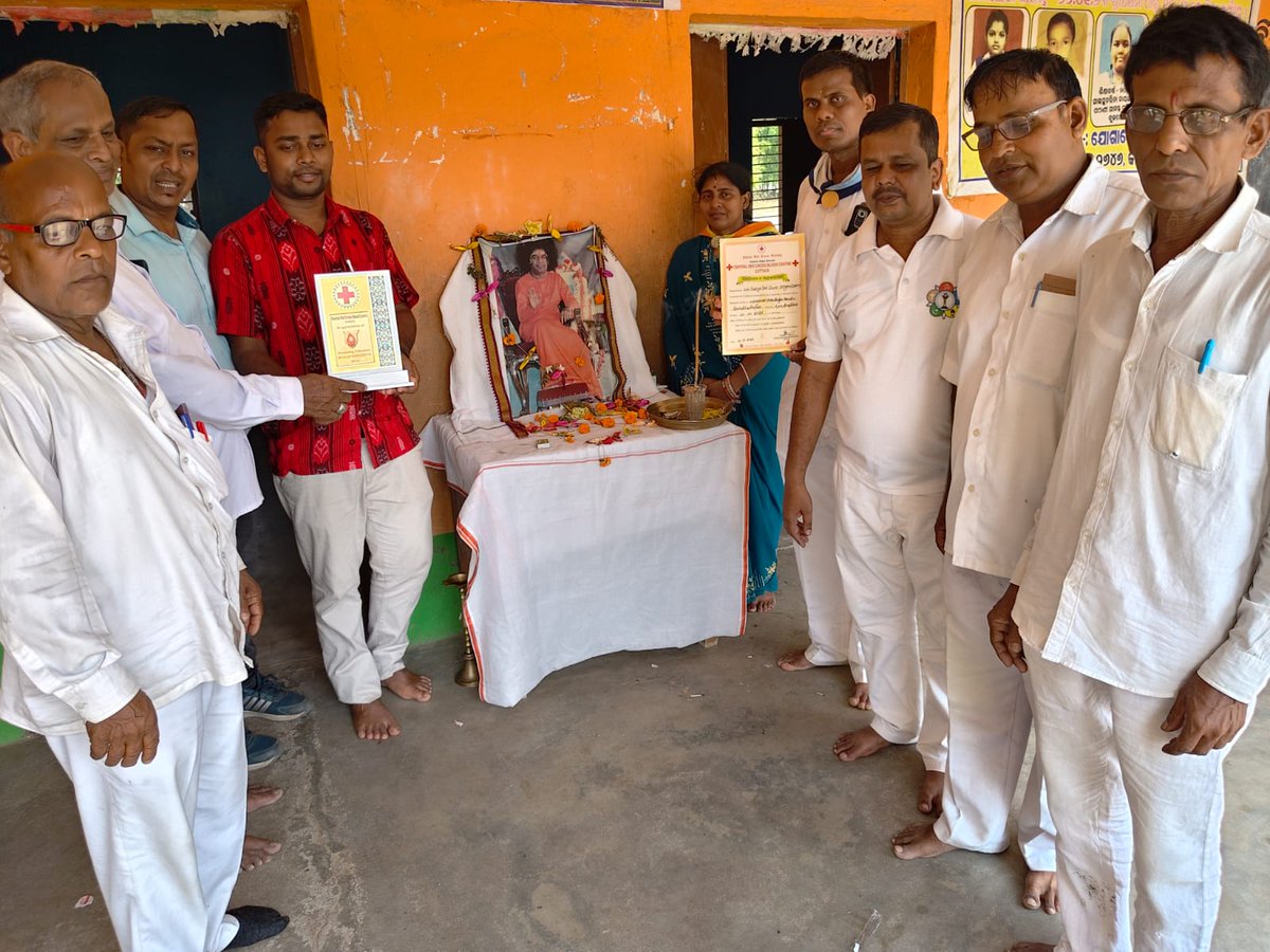 sathyasaiodisha's tweet image. Loving Sairam..
With the blessings of Bhagawan Sri Sathya Sai Baba, a successful Amruta Bindu Blood Donation Camp was lovingly organised by Laxminarayanpur B.M of Kendrapara District at Balabhadrapur Village on 25th April 2026.
#amrutabindu
#Blooddonation
#Kendrapara
-Media Team