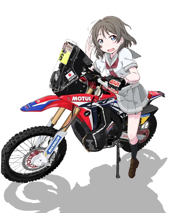 CRF450Rallyが売ってたら迷わず買うところですw ビッグオフは相当な技量求められるとは思うのですが