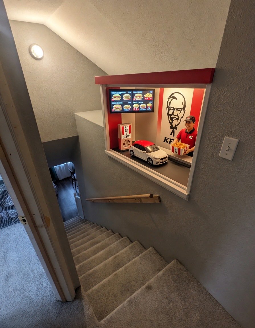 Animatezone900's tweet photo. @HumansNoContext A personal kfc restaurant, Japanese Ai https://t.co/t3I1vXq29Y