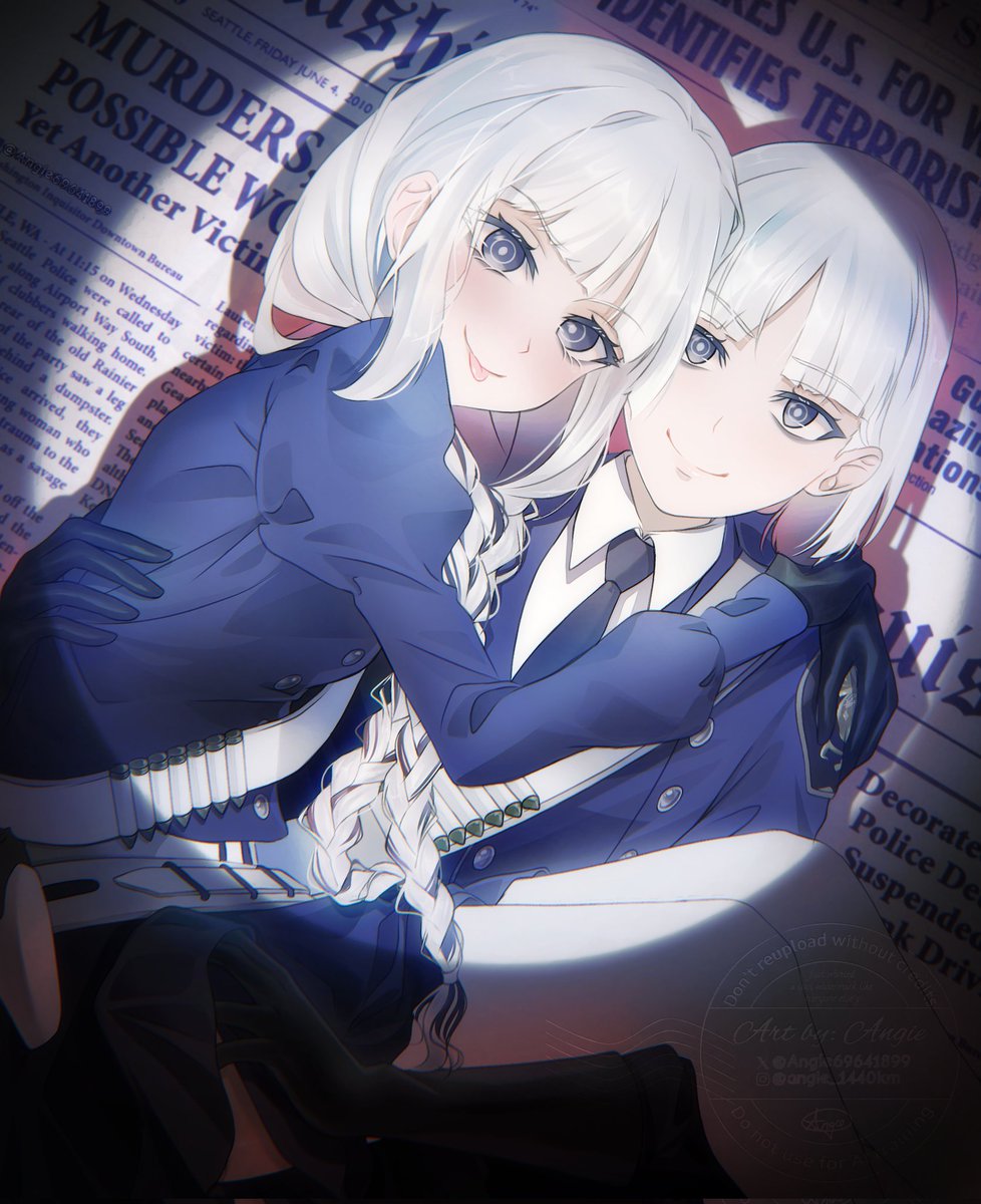 Just two law-abiding officers over here...

•°. *࿐[Of course, that's a lie, though!~]

#FGO #strangefake