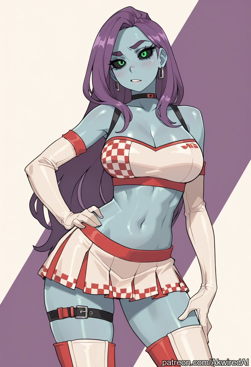 Akwired_AI's tweet photo. Curious from BNHA in Race Queen Outfit https://t.co/8L691ewn6l