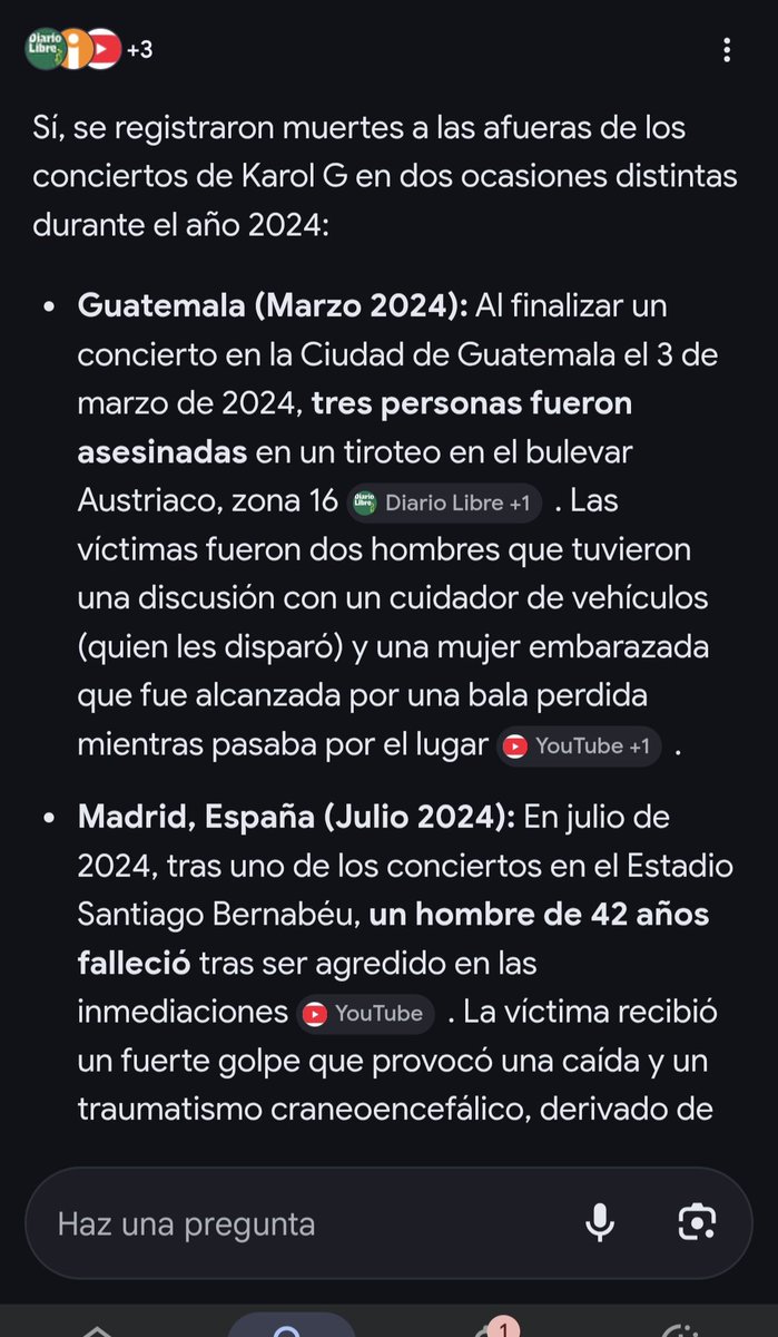 techy41351's tweet photo. @poptime La primera Latina en asesinar a 4 personas en sus conciertos fué KAROL G 👇 https://t.co/4pj9d7xE0F