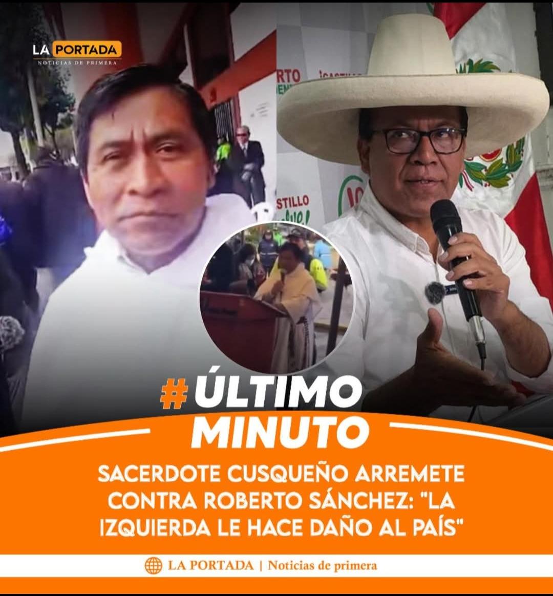 Sacerdote arremete contra R. Sánchez: “la izquierda le ha hecho mucho daño al país”.

El sacerdote Magno Ccahhahua Mamani añade: "el Perú no debe caer en mano de comunistas y socialistas como Venezuela, Cuba y hasta Bolivia”.