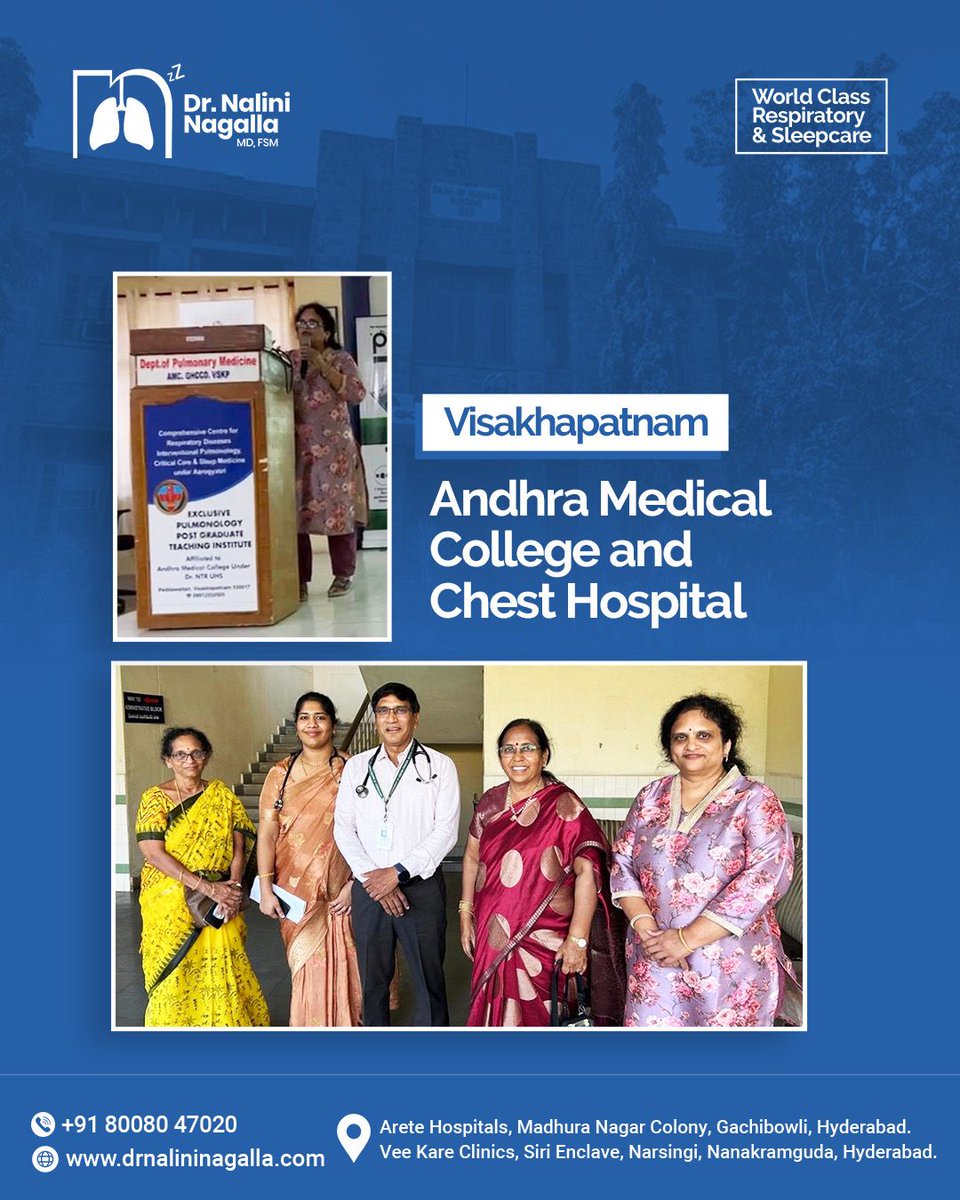 nagalla_dr88546's tweet image. Great interaction with postgraduate students at Andhra Medical College &amp;amp; Chest Hospital, Visakhapatnam—discussing a clinical case and sleep lab insights.Grateful to Dr. Sunil Raghumandada for the invitation.

#MedicalEducation #SleepMedicine #Pulmonology #Healthcare