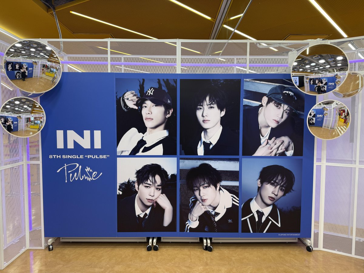 TOWER_Shibuya's tweet image. 【#タワ渋INI】 

＼📣展示期間は本日まで➰‼️／

#INI 8TH SINGLE『＃PULSE』

💥超豪華💥渋谷店限定施策実施中✨

💙1F/5Fにてパネル展示実施中！（別絵柄）
💙直筆サイン入り色紙＆ポラロイド写真展示（5F）

お見逃しなく👀♩

🔗x.gd/mnor6

@official__INI

#INI_PULSE