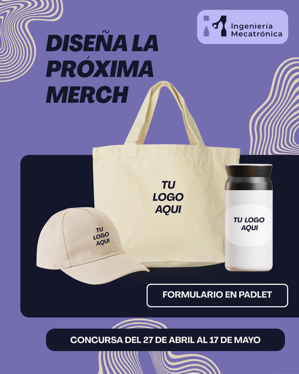 _AEMTEC's tweet photo. ¿Quieres ver tu diseño en el merch AEMTEC 2026? 🪩
¡Esta es tu oportunidad!

Tienes hasta el 17 de mayo a las 7:00 p.m. para enviar tu propuesta.
El diseño ganador se elegirá por votación en Instagram y tendrá premio 👀. https://t.co/Anog25JAcD
