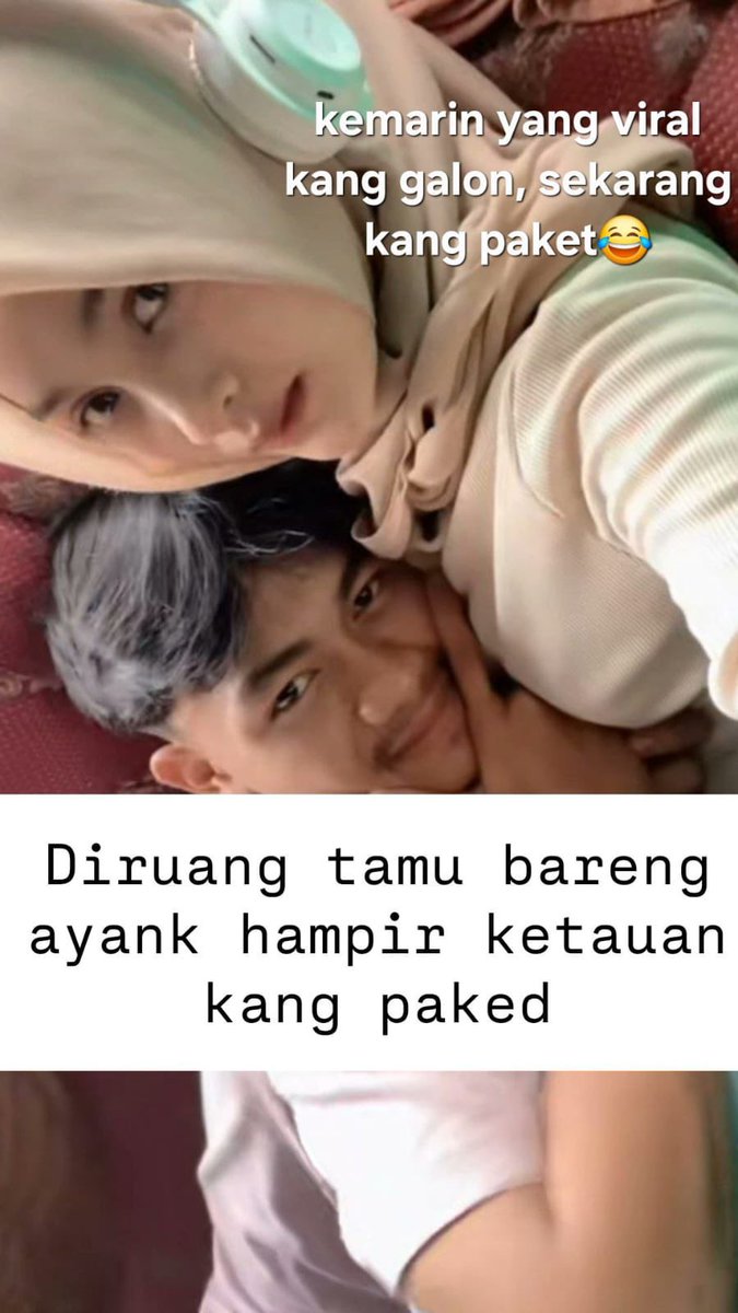 fotovirals's tweet photo. https://t.co/1nkYwDeHeW - #Viral Di #ruang #tamu #bareng #ayang hampir #ketahuan kang #paket! https://t.co/qDKRIRmalc