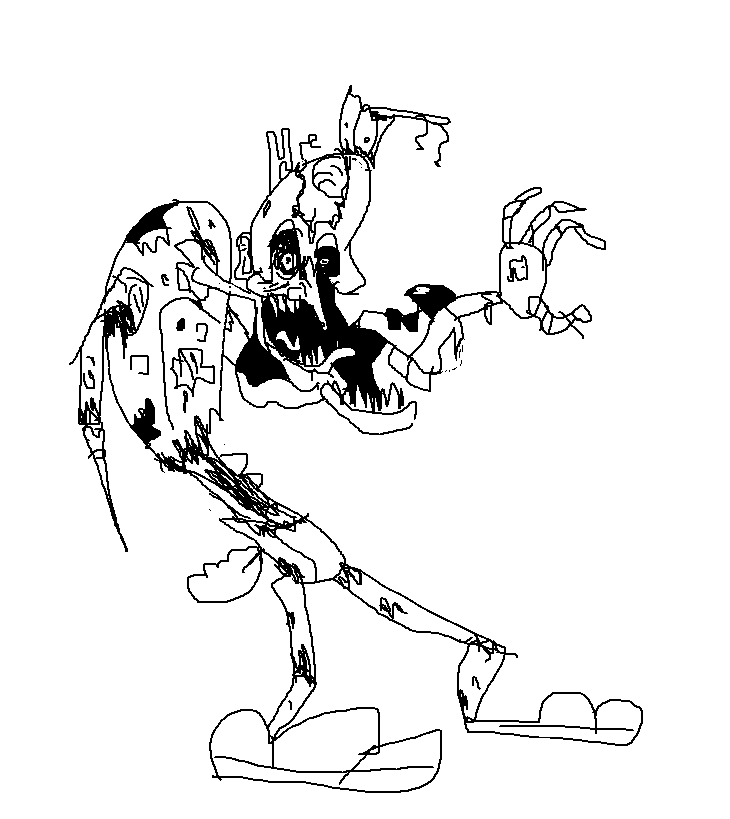 ElblarckG's tweet image. true. here a sketch . #fnaf #mspaint