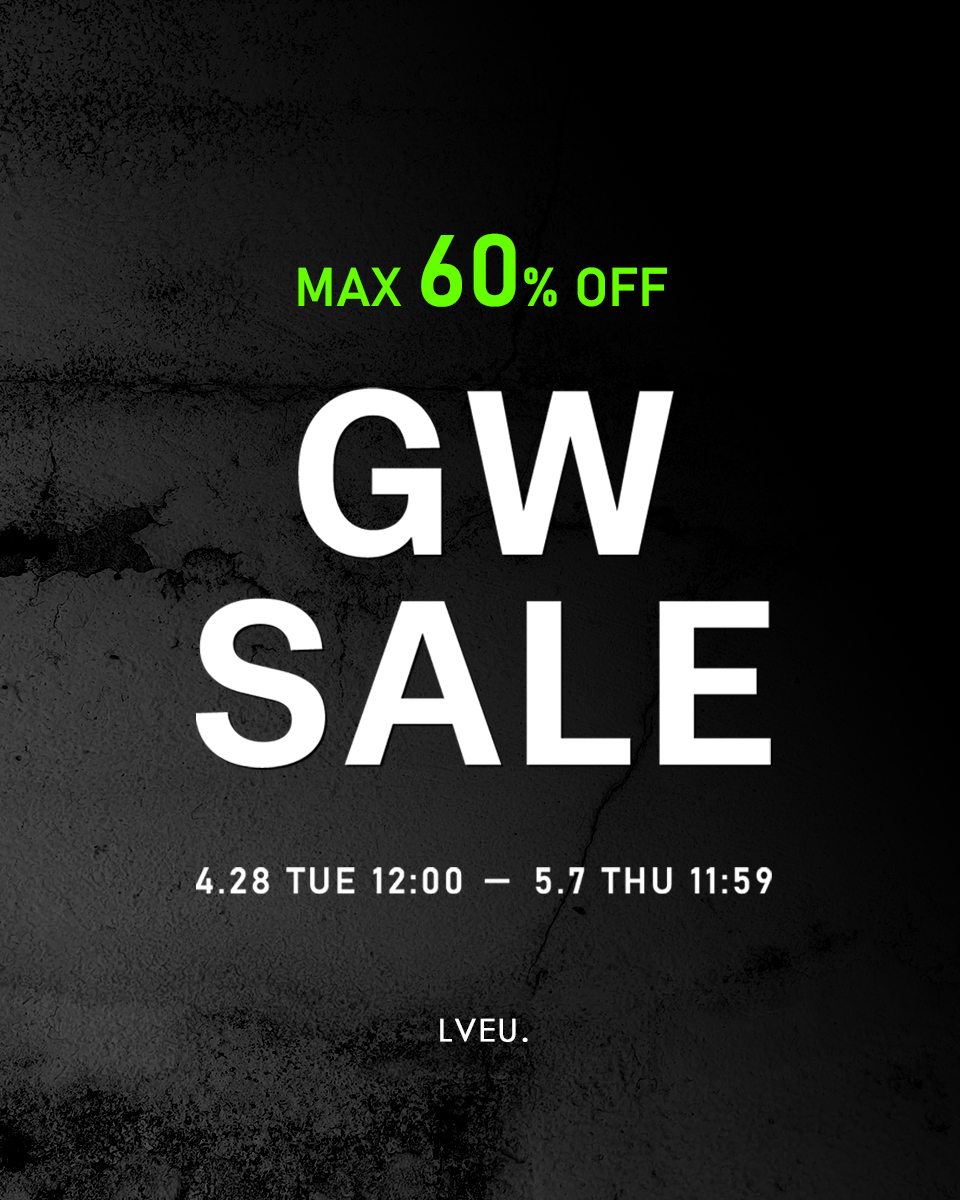 lveu_official's tweet image. 【告知】
＼最大60％／ GW SALE
明日4/28(火) 12:00よりSTART📣

今すぐ着たい春夏アイテムも対象に♥
ゴールデンウィークのスペシャルなセールをお見逃しなく✨

期間：
4/28(火)12:00～5/7(木)11:59まで！

#LVEU #SALE #GW
