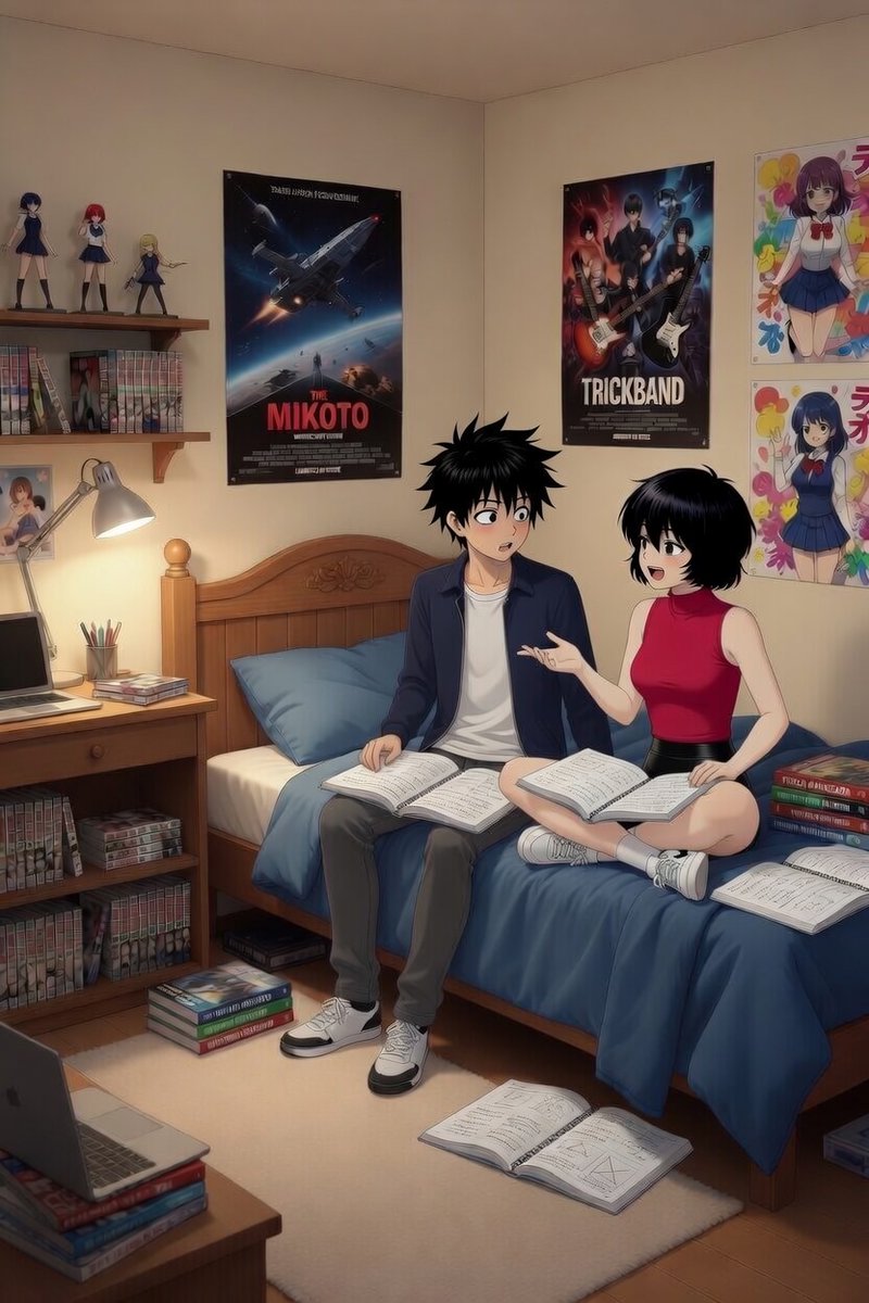 Hola chicos, hoy anduve ocupada con mi novio.
Estuve ayudándolo a estudiar y todo fue muy positivo.
Que tengan una linda noche! ^^