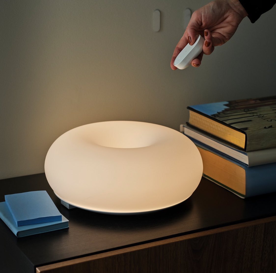 home_donut's tweet image. IKEAのドーナツ型ライト(調光タイプ)

置くだけで雰囲気よくなるしそりゃ人気よね。

#IKEA