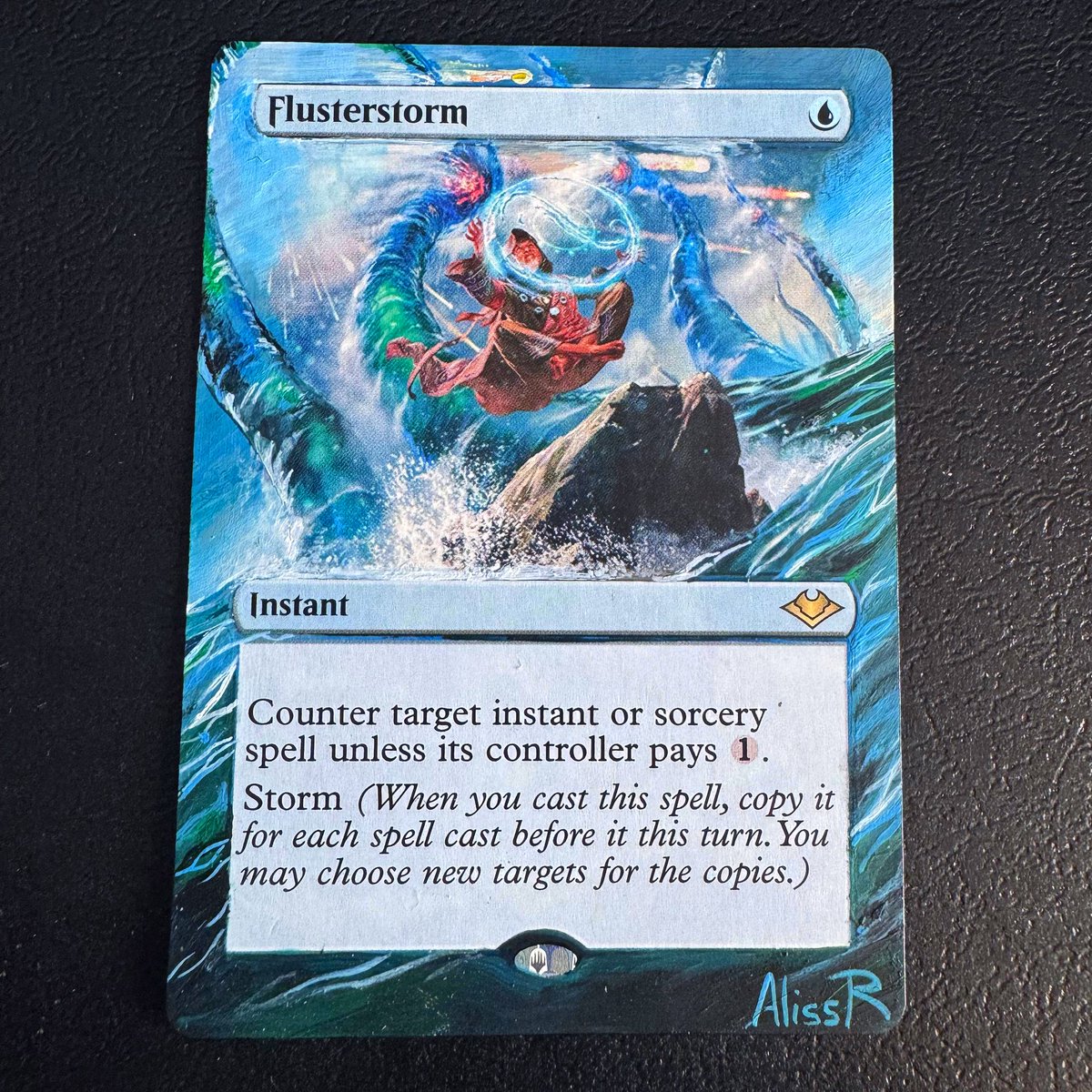 AlissRborn's tweet image. MTG Alter ~ Flusterstorm 
⭐⭐⭐

#flusterstorm #magicthegsthering #MTG #altered
