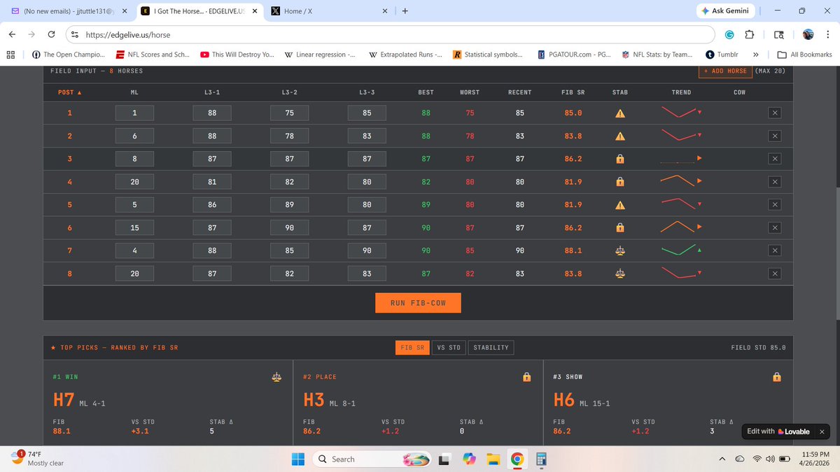 jjtuttle1216's tweet image. edgelive.us/horse - #KentuckyDerby - Just upload your favorite PDF, and hit 'Run'! - #HorseRacingTips