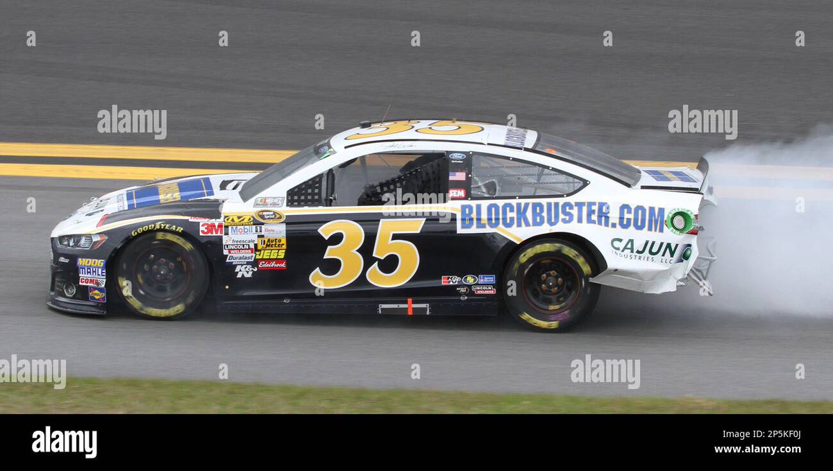 Fluggswashere's tweet photo. Never knew a Blockbuster car ever ran. It was driven by @Josh_Wise in 2013 during the Daytona 500 &amp; spring Phoenix. While Blockbuster has 1 independent last location open the brand is all but dead otherwise. 

#NASCAR #DefunctCompanies #DefunctNASCARSponsors #JoshWise https://t.co/cg4I9LPusB