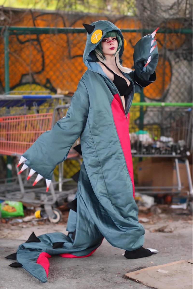 coshduk's tweet image. Guita Hebby Fantasia Kaiju Onesie 😈

#gachiakuta #guitars #animefans #cosplayers #cosplays #costumes #coshduk #ukcosplay #comiccon