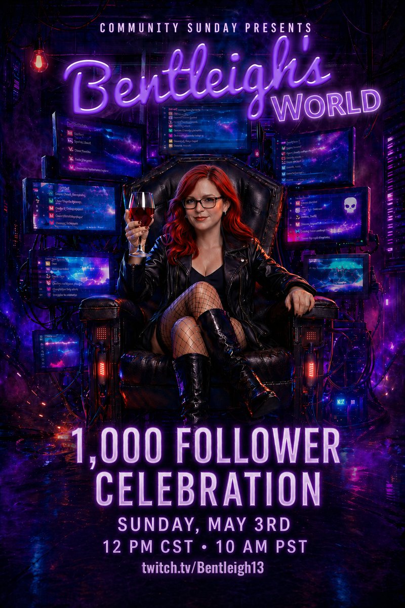 BossLadyElite's tweet photo. Join us this Sunday May 3rd as we celebrate 1K followers on the purple app https://t.co/rnrKRVshxP