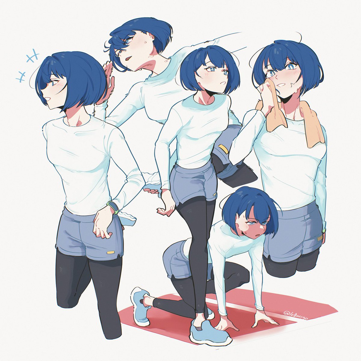 (hrk doing track would be cool... i think he'd be a short sprinter 👟🎽)
