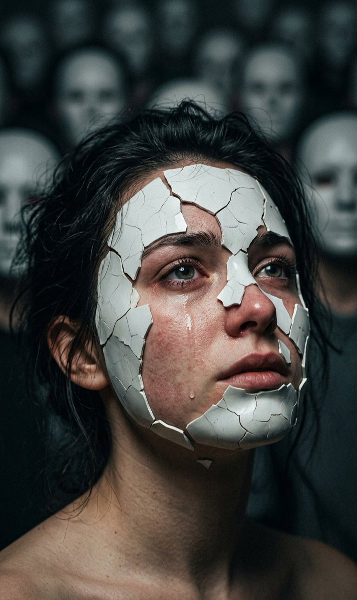 Vale22046's tweet image. A volte ci si sente fuori posto, finché non capisci che la normalità #nonèmaistata altro che una finzione collettiva.

#buongiorno 

📸 #AIart