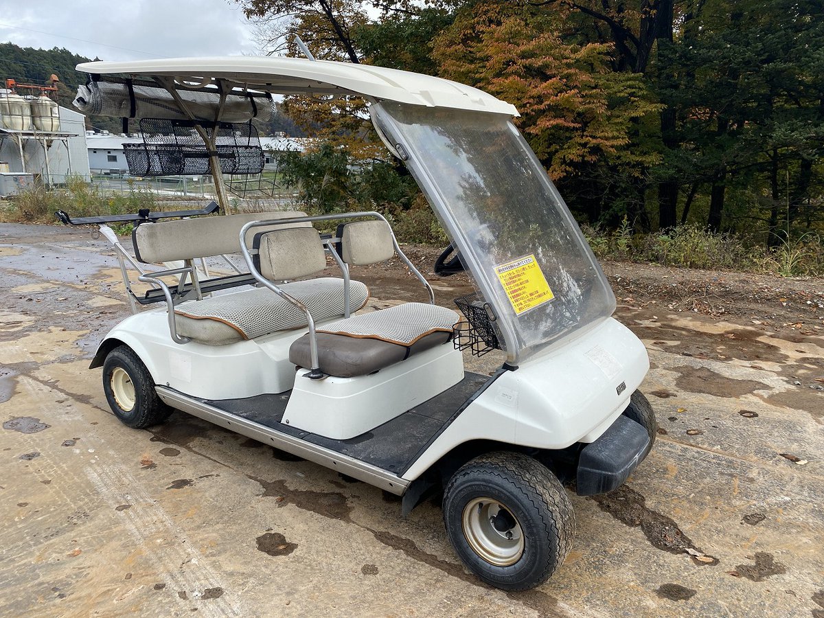 r_engineering2's tweet image. 【販売中の重機紹介】
YAMAHA G15-A
歩くには広い、でも車を出すほどではない……そんな距離にジャストフィット！
写真・詳細はこちらから👇
x.gd/hKwoM
ご質問はDMでお気軽に💬

#ゴルフカート #ヤマハ #YAMAHA #ヤード移動 #運搬車 #中古備品 #那須塩原 #Rエンジニアリング