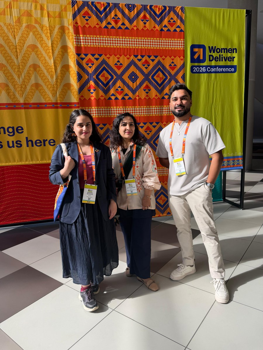 itacecorg's tweet image. Proud moment for Idara-e-Taleem-o-Aagahi (ITA) as Fatima Jaffar and Joshua Dilawar represent ITA at Women Deliver 2026 in Melbourne.

They are showcasing ITA’s work in #SRHR, menstrual health, #PinkTax awareness, and equitable access for women and girls.

#WD2026 #WomenDeliver