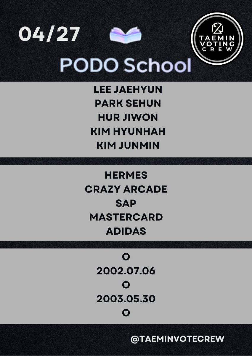 TAEMIN VOTING CREW tweet media