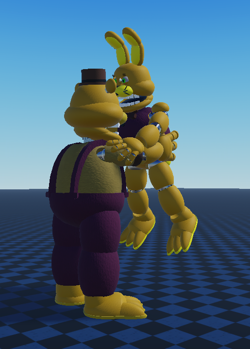 DrawnByDubzle's tweet image. This fuckass old couple
They are so old and wrinkly god I HATE happy couples
I hope something bad happens and separates these two for all time
#fnaf #robloxstudio #3dmodel #fredbear #springbonnie