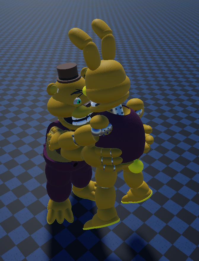 DrawnByDubzle's tweet image. This fuckass old couple
They are so old and wrinkly god I HATE happy couples
I hope something bad happens and separates these two for all time
#fnaf #robloxstudio #3dmodel #fredbear #springbonnie