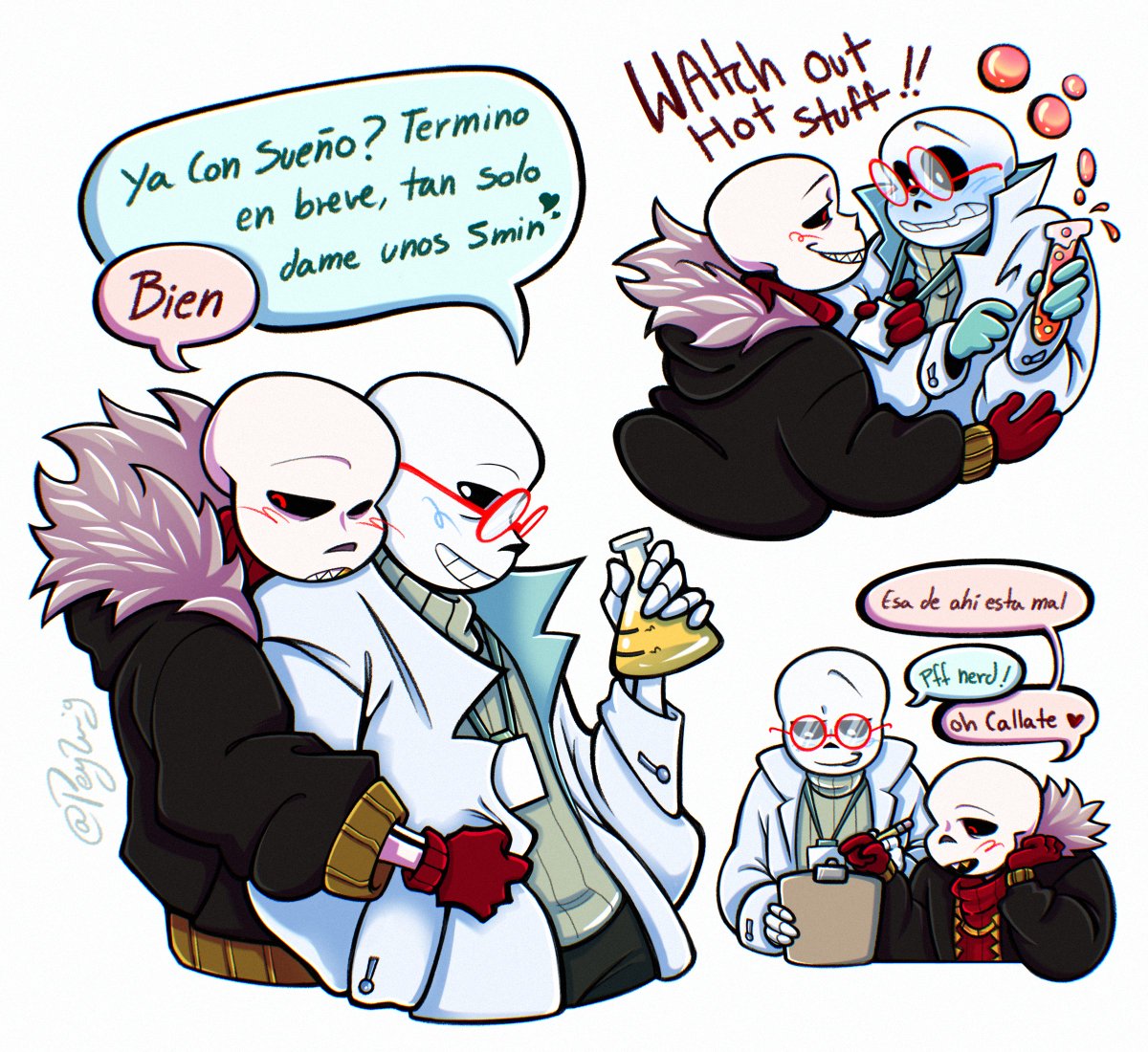 PeyWig's tweet photo. Scifell 🧪❤️‍🔥

#sanscest #Scifell #Sciencexfell #fellsans #sciencesans https://t.co/vX8SRUaiAF