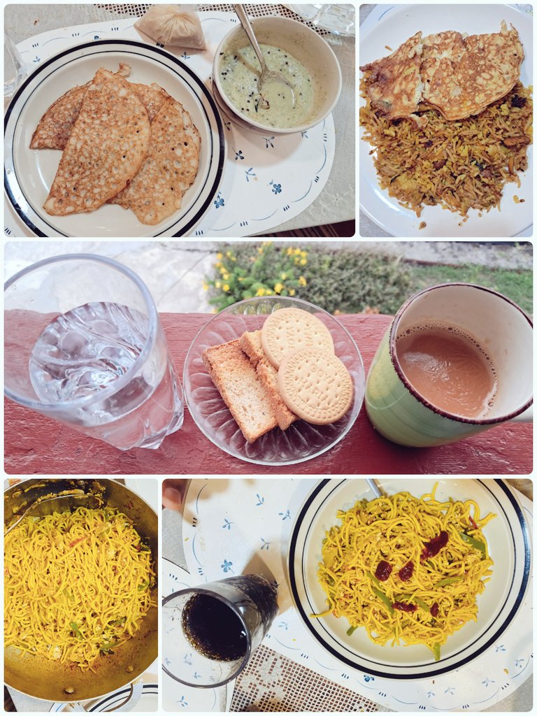 Azam_Shaddy's tweet image. 26 Apr’26 Sun
Porch Tea cont'd 

Meal Log - Dosa, Coconut sauce, Fried rice, Omelet, Snacks (Goya Maria &amp;amp; India Rusk), Noodles w/ veg &amp;amp; eggs, tea, Coke, Grenadian Peanut Butter Snow Ice
#GND_361 #Grenada #StGeorge #Snap #Proch #Tea #Rusk #SnowIce #MealDiary (4/n)