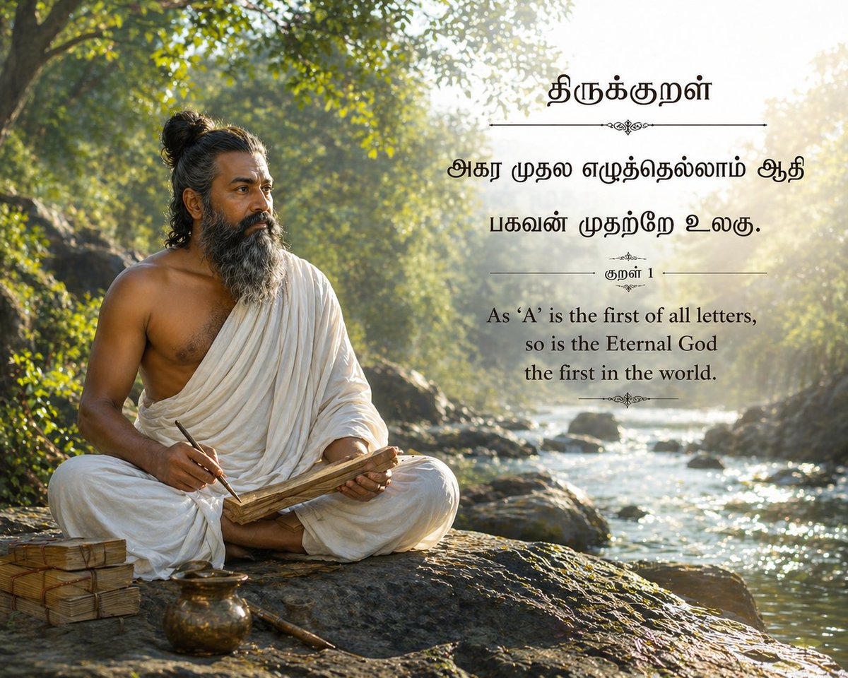 Photorealistic Thiruvallavar looks pretty good eh