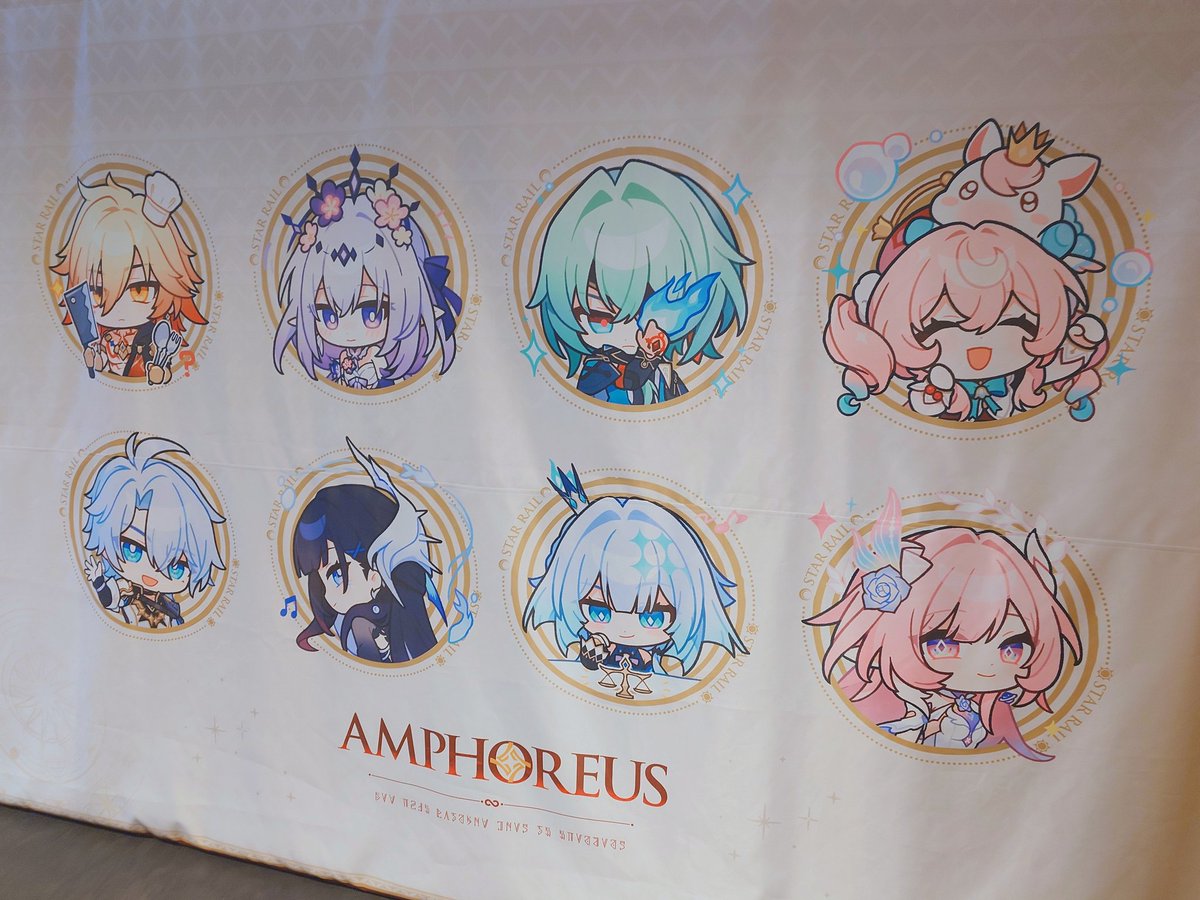 mizuki_type's tweet photo. ファイノンとアナイク……アナクサゴラス先生ゲット！

お寿司が美味じゃ〜
#スシロースターレイルコラボ
#黄金の一皿
#スターレイル3rdアニバ https://t.co/kfecQ35GXx