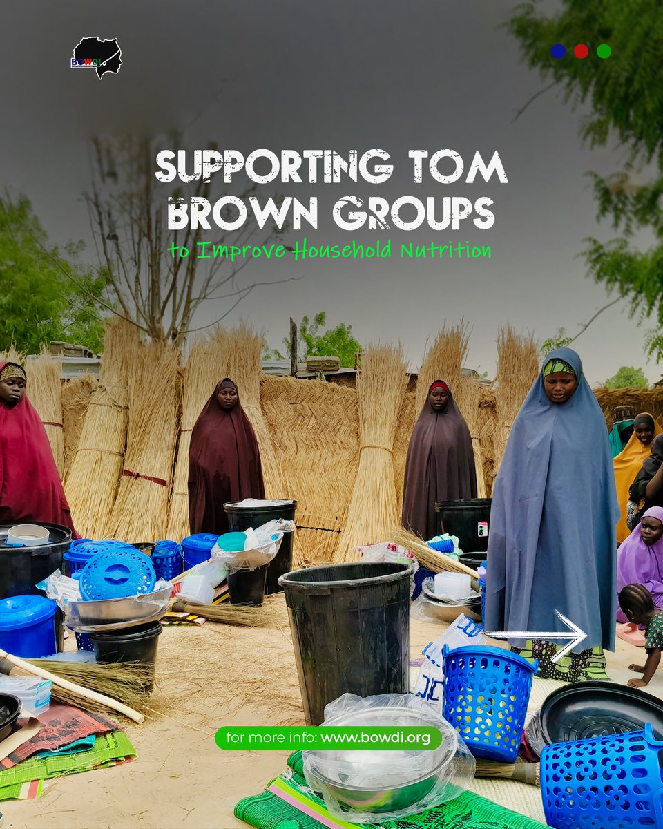 BOWDI distributed kitchen items to 36 Tom Brown groups in Konduga ...