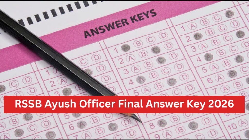 naukri_sarkari2's tweet image. RSSB Ayush Officer Final Answer Key 2026

Rajasthan Staff Selection Board has published the final answer key for the Ayush Officer Recruitment Exam. The exam took place on 26 December 2025, and candidates can check their answers online.

#answerkey

sarkarinaukariofficial.com/rssb-ayush-off…