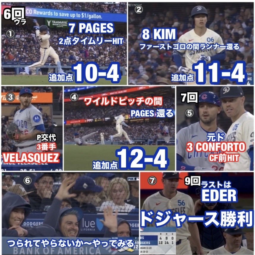 Pedro12715248's tweet image. ドジャース12-4カブス【2戦目2026/4/26日本時間】#佐々木朗希 #AndyPages #鈴木誠也