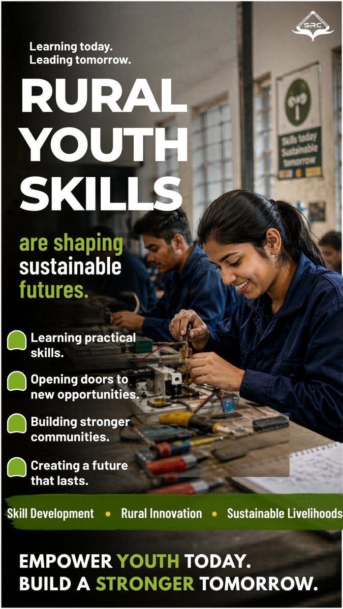 Rural youth aren’t just learning skills—they’re building futures. 🌱
From hands-on training to real opportunities, every step forward strengthens communities and drives sustainable change.
Empower youth today. Build a stronger tomorrow.
#RuralYouth #SkillDevelopment #FutureReady