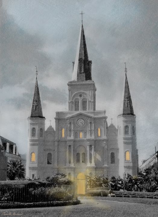 CamillesStudio's tweet photo. Art of the Day! "New Orleans St. Louis Cathedral". Buy at: https://t.co/JOBuY5raFy https://t.co/SDrcT1PN8O