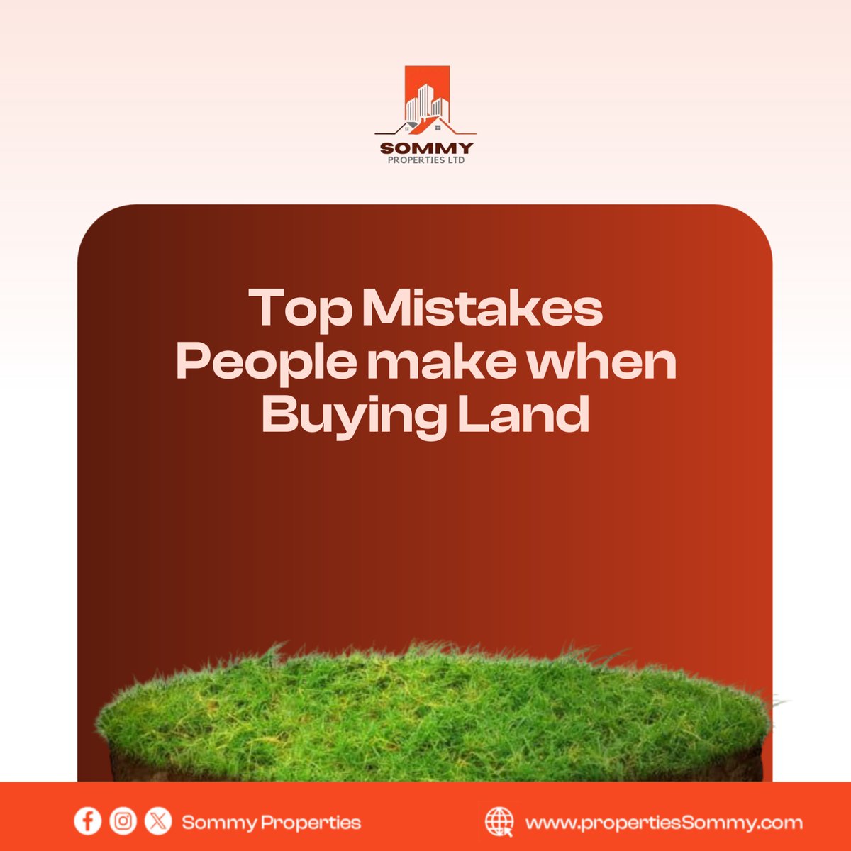 SommyProperties's tweet image. Most land buyers don’t lose money because land is bad; they lose it because the process was wrong. 🛑

In my next posts, I’ll break down the top mistakes to avoid when buying land. #RealEstateTips