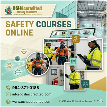 oshaccredited's tweet image. Stay compliant and protected with high-quality safety courses online. OSHAccredited Safety Institute offers affordable, up-to-date modules for all job roles.
Visit us at oshaccredited.com
#SafetyEducation #OnlineTraining #OSHACompliant #SafetyTraining #OSHAccredited