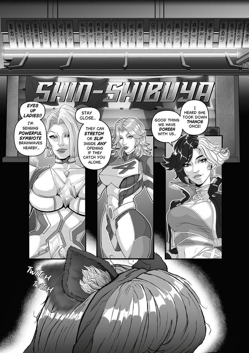 tiddypeddler's tweet photo. First page is done! 

#marvelrivals #dojinshi https://t.co/zdMmBCBAFs