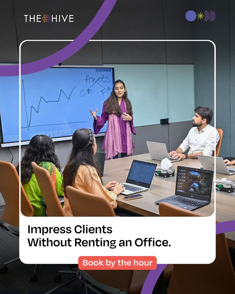 thehivepakistan's tweet image. First impressions shape decisions early on.

At The Hive, our meeting rooms promote clarity and confidence—distraction-free, fully equipped, and ready by the hour.

Book your meeting room by the hour by calling +92-518302736

#MeetingRoom #BookByTheHour #ClientPitch