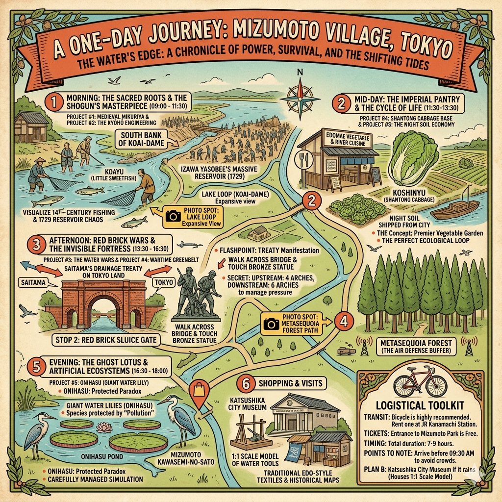 MystificatioNft's tweet image. Mizumoto Park: A scenic getaway or a 300-year-old "Spatial Laboratory"?🧐

Tokyo's only water village—from medieval sacred lands to Edo-period engineering and WWII air defense zones.

Power behind: lawrencetravelstories.com/eng-tokyo-mizu…

#Historicaltravelstories #Tokyo #Japan #History #Travel