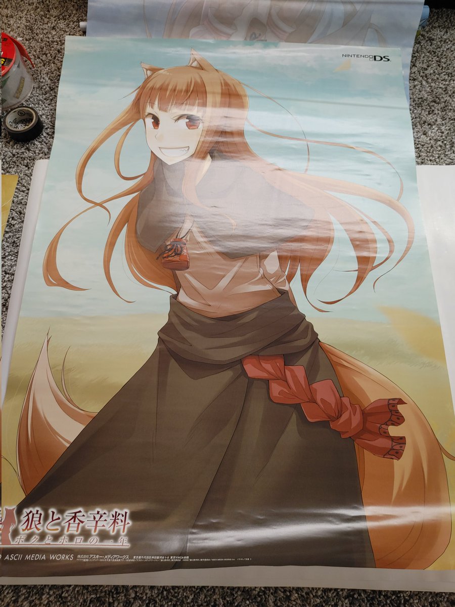 狼ページ I found some posters I forgot I had. They're original store