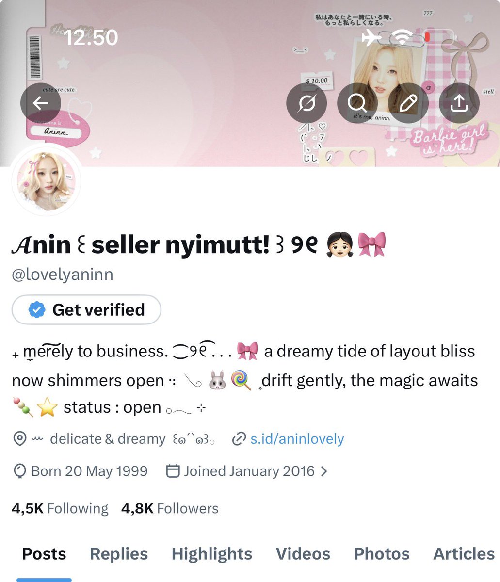 𝓐nin ‎꒰ seller nyimutt! ꒱ ୨୧ 👧🏻🎀 tweet media