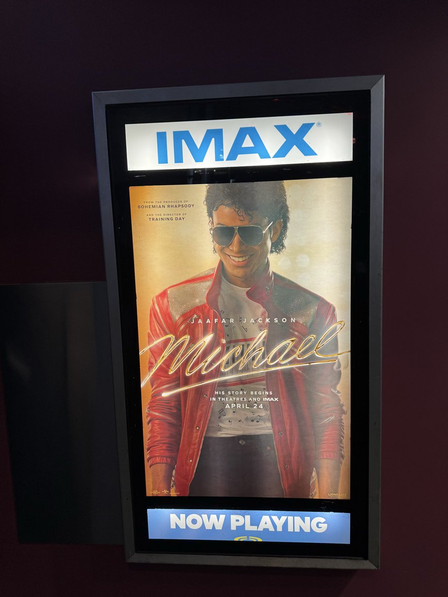 Caleb__66's tweet photo. What an experience! Jaafar Jackson you were exquisite 🔥 🪄
#MichaelMovie #FirstViewing https://t.co/aJIpm12iJu