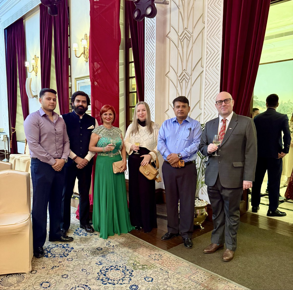 ManavSubhash's tweet photo. Honored to be invited by H.E. @reubengauci1976  Ambassador of Malta, for the launch of Marsovin wines in India 🍷

Celebrating Mediterranean heritage and fine taste—now in India. Grateful to be part of this special cultural moment. #Marsovin #Malta #WineLaunch #India https://t.co/t8tWaXVUBs