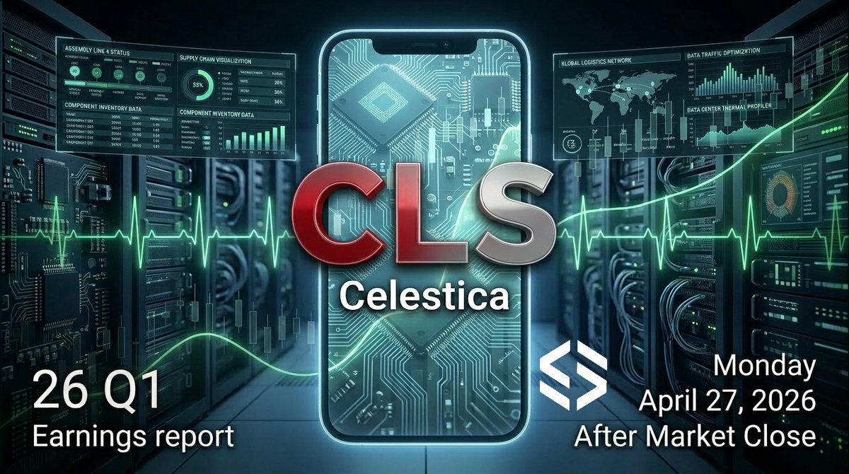 Server Income $CLS.M Earnings Post-market👀 Expectations · Revenue: $4.05B · Net ...