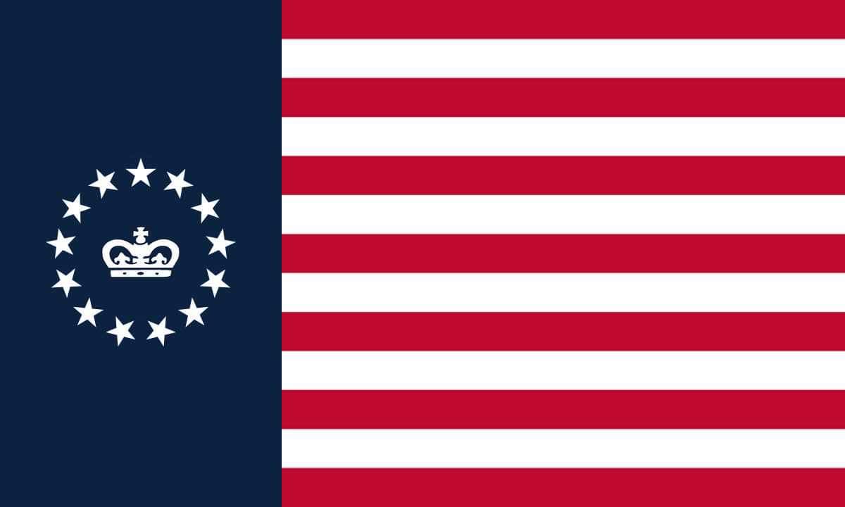TFCOZ1's tweet photo. All my #american #monarchist #americanmonarchist oomfs I designed a flag based of the classic American monarchist flag I’ll post the two version I made of it with the og for comparison https://t.co/Az0RYPhD1e