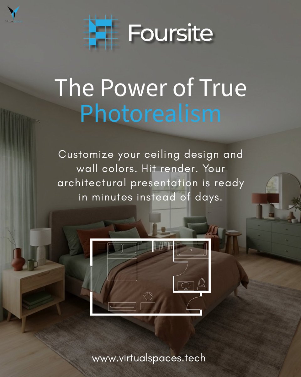 VirtualSpacesIn's tweet image. Stop Tracing. Start Designing.
Lock your camera angle and let AI iterate across architectural styles instantly. Customize ceilings and colors, hit render, and finish in minutes not days.

👉Sign up: virtualspaces.tech

#AI #PropTech #Interior #Foursite #VirtSpaces #2Dto3D